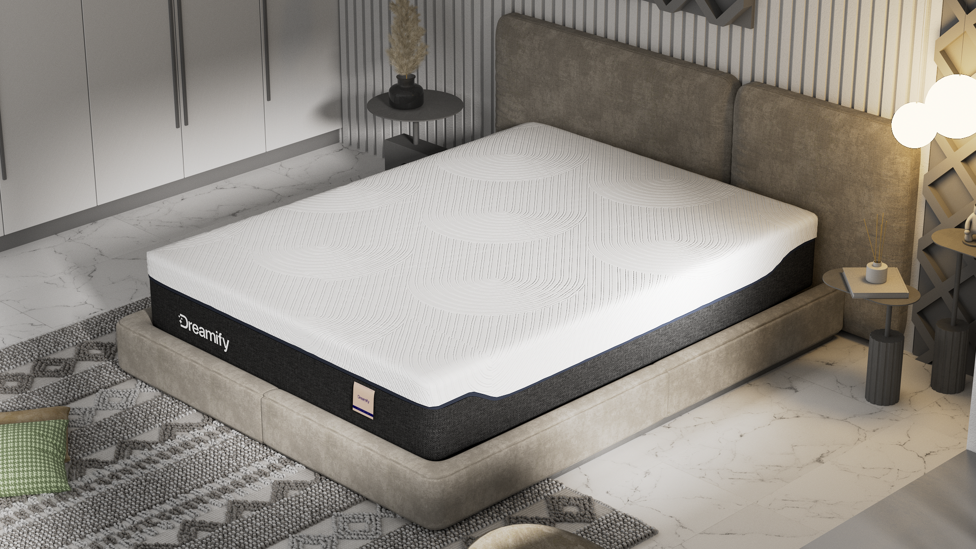 Dreamsmith Topper per materasso in memory foam, 7,6 cm, materasso rinfrescante, morbido coprimaterasso con fodera rimovibile lavabile in lavatrice, cerniera completa, cinghie regolabili, regina Dreamsmith Topper per materasso in memory foam, 7,6 cm, materasso rinfrescante, morbido coprimaterasso con fodera rimovibile lavabile in lavatrice, cerniera completa, cinghie regolabili, regina
